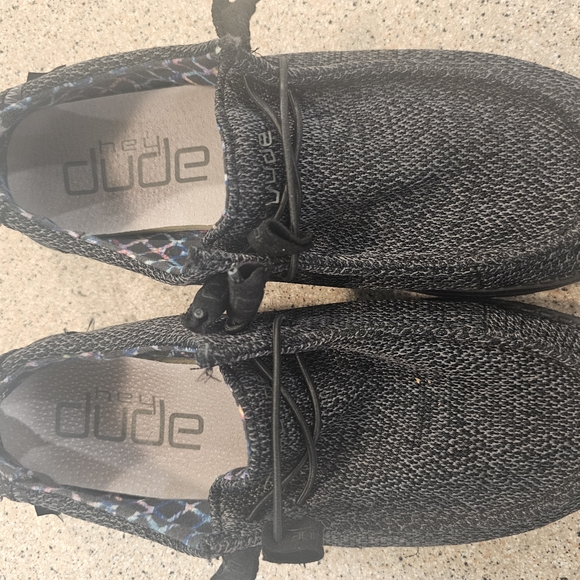 Hey Dude Gray Casual Shoes - Picture 1 of 3